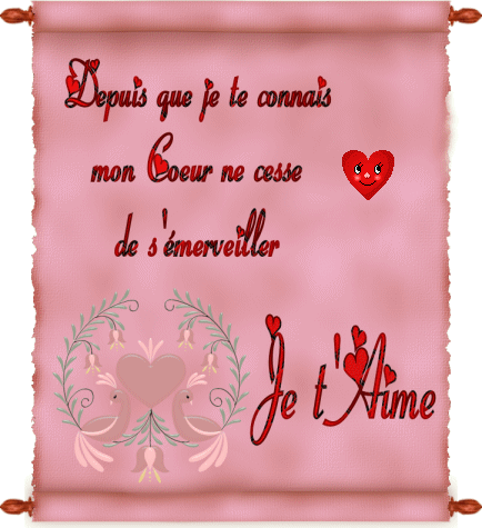 Je t'aime !